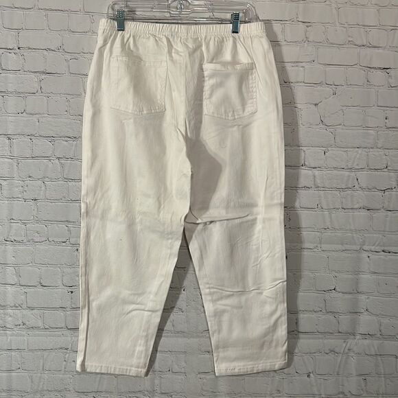 Anthology Jeggings Cropped White Size 16 - Picture 2 of 3